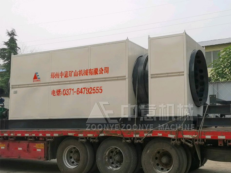 填埋場物料處理機器滾筒篩實地工廠圖片